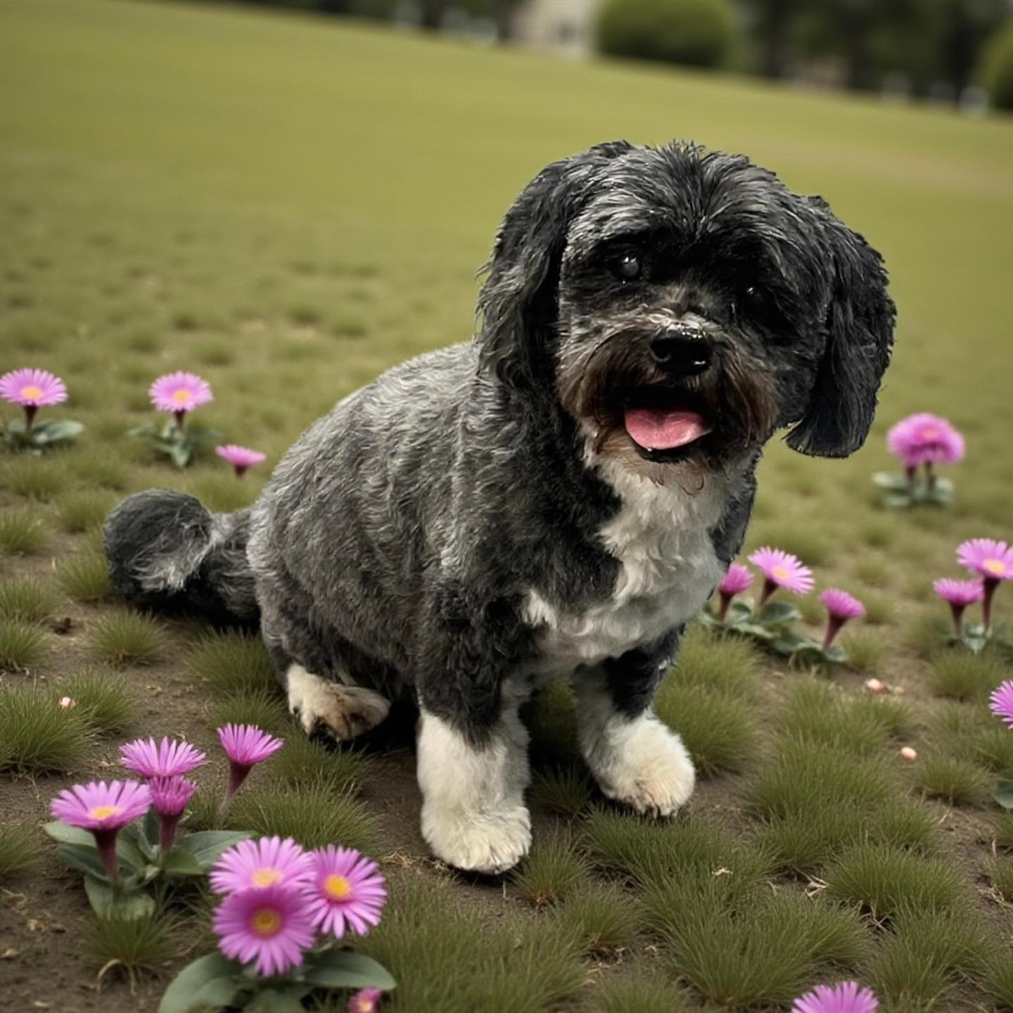 Instagram-foto van klant-hond